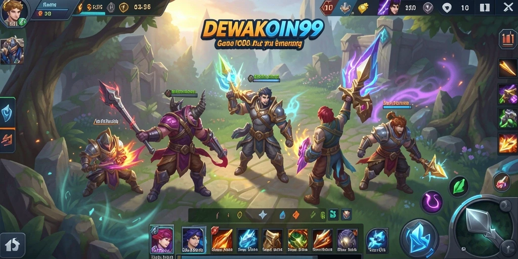 Gameplay menarik DEWAKOIN99 dengan pertempuran tim yang mendebarkan.