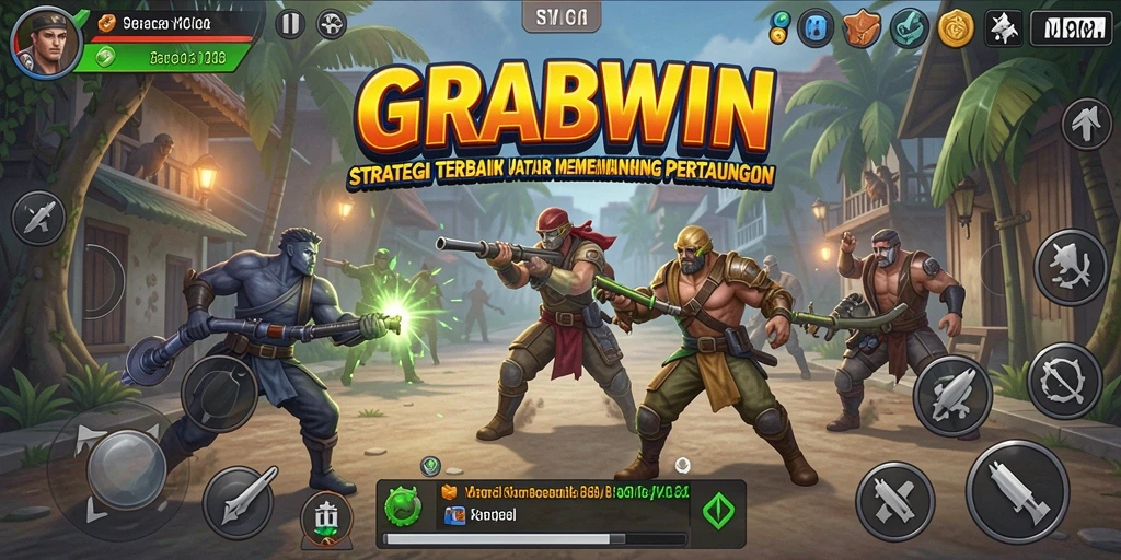 Tampilan screenshot gameplay <strong>GRABWIN</strong> yang menunjukkan aksi strategi yang seru.