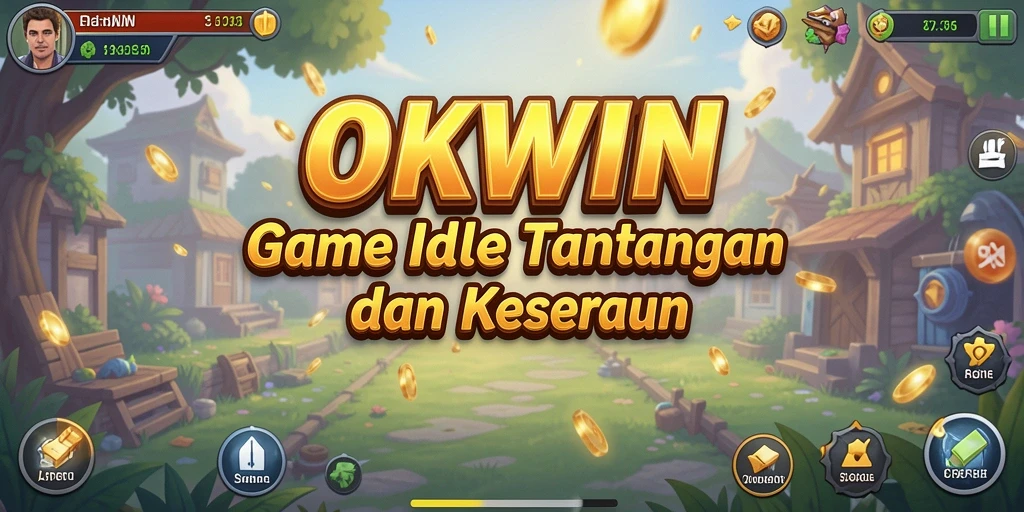 Tampilan gameplay <strong>OKWIN</strong> yang penuh warna dan interaksi menarik.