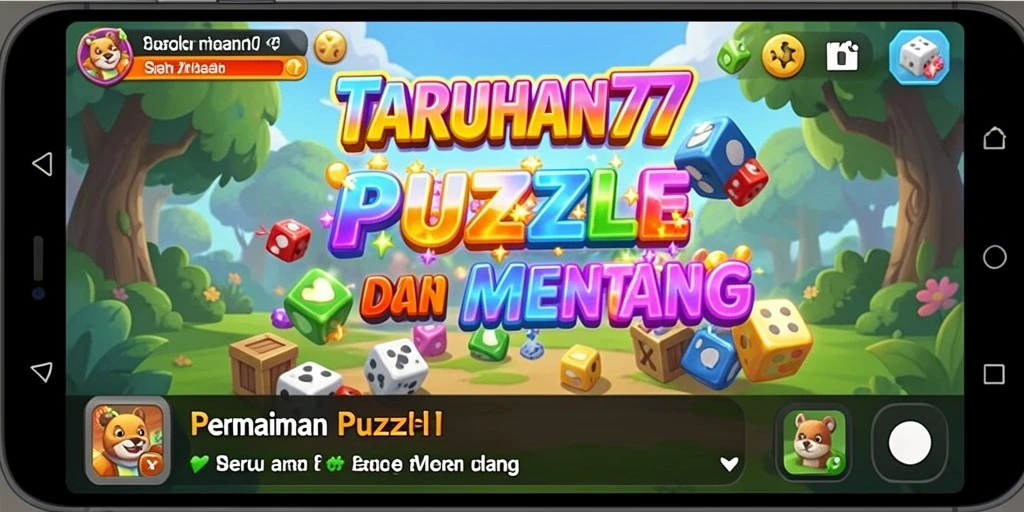 Screenshot gameplay TARUHAN77 yang menampilkan tantangan puzzle menarik.